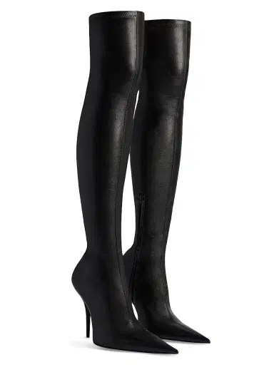 Balenciaga Women's Avenue 0MM Boots - Black | Thumbnail 3