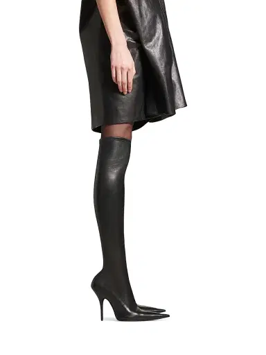 Balenciaga Women's Avenue 0MM Boots - Black | Thumbnail 7