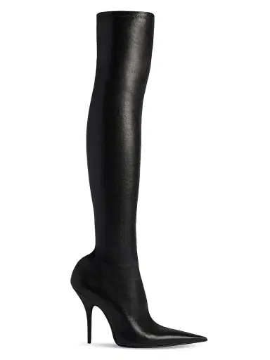 Balenciaga Women's Avenue 0MM Boots - Black | Thumbnail 1