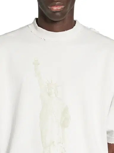 Balenciaga Paris Liberty Medium Fit T-Shirt | Thumbnail 6 Balenciaga Paris Liberty Medium Fit T-Shirt | Thumbnail 6