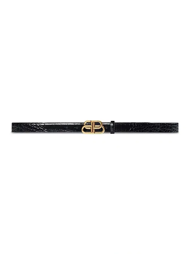 Women's BB Thin Belt - Black