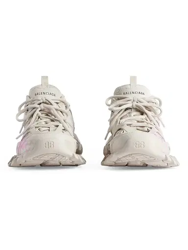 Balenciaga Women's Track Signature Sneakers - Beige Pink - Size 4 | Thumbnail 3 Balenciaga Women's Track Signature Sneakers - Beige Pink - Size 4 | Thumbnail 3