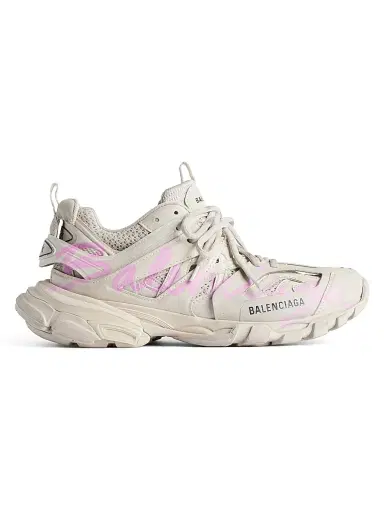 Balenciaga Women's Track Signature Sneakers - Beige Pink - Size 4 | Thumbnail 1 Balenciaga Women's Track Signature Sneakers - Beige Pink - Size 4 | Thumbnail 1