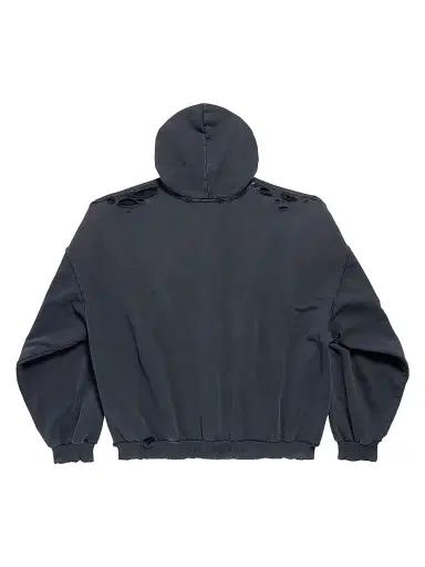 Balenciaga Paris Liberty Hoodie Oversized - Black | Thumbnail 2