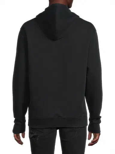 AMI PARIS Men's Ami De Coeur Cotton Hoodie - Black - Size XL | Thumbnail 4