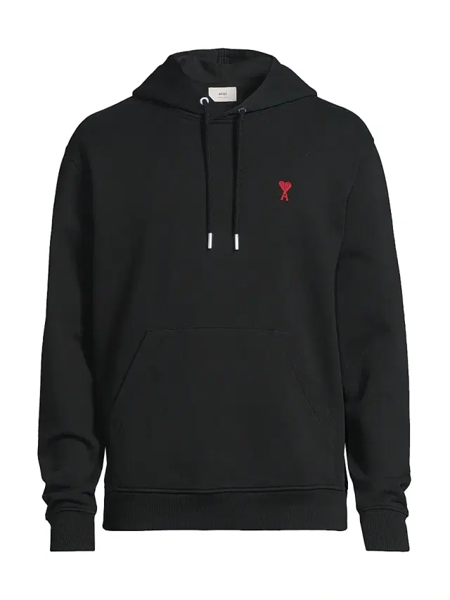 Men's Ami De Coeur Cotton Hoodie - Black