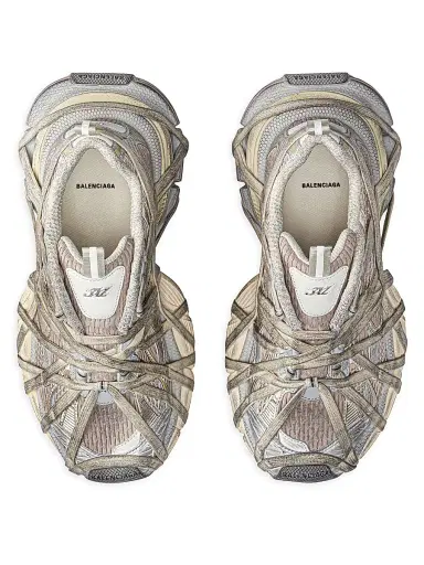 Balenciaga Women's 3XL Extreme Lace Sneakers - Light Beige - Size 12 | Thumbnail 5 Balenciaga Women's 3XL Extreme Lace Sneakers - Light Beige - Size 12 | Thumbnail 5