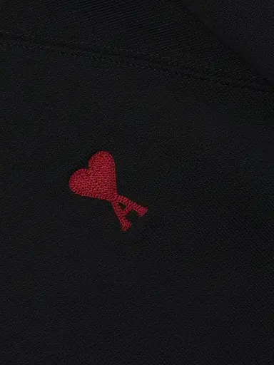 AMI PARIS Men's Ami De Coeur Logo Sweatshirt - Noir - Size XXL | Thumbnail 6 AMI PARIS Men's Ami De Coeur Logo Sweatshirt - Noir - Size XXL | Thumbnail 6