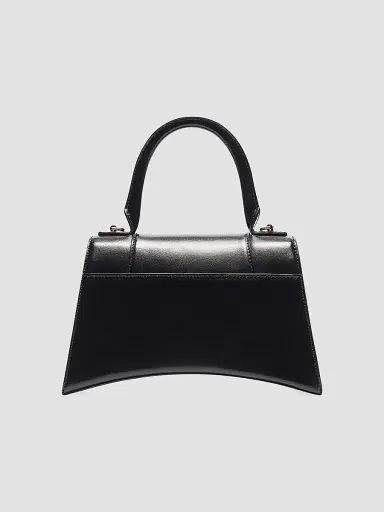 Balenciaga Women's Hourglass Small Box Leather Top Handle Bag - Black | Thumbnail 3 Balenciaga Women's Hourglass Small Box Leather Top Handle Bag - Black | Thumbnail 3