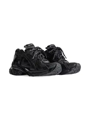 Balenciaga Men's Runner Sneakers - Black - Size 6 | Thumbnail 2