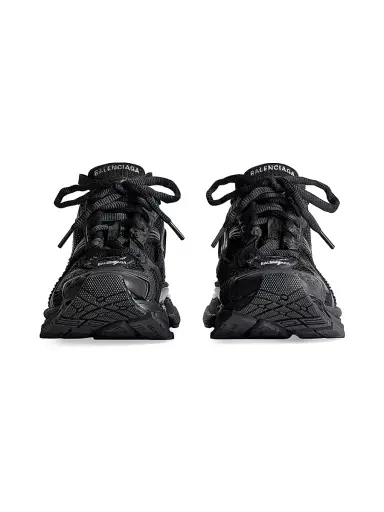 Balenciaga Men's Runner Sneakers - Black - Size 6 | Thumbnail 4