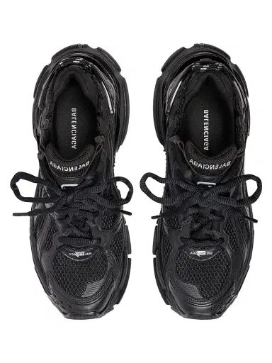 Balenciaga Men's Runner Sneakers - Black - Size 6 | Thumbnail 5