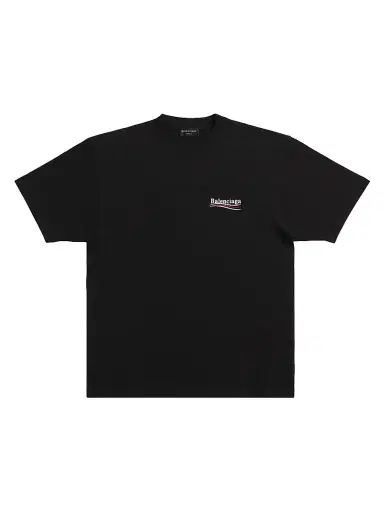 Balenciaga Political Campaign T-Shirt Large Fit - Black - Size XXS | Thumbnail 1