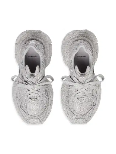 Balenciaga Men's 3XL Sneakers With Rhinestones - Crystal | Thumbnail 4 Balenciaga Men's 3XL Sneakers With Rhinestones - Crystal | Thumbnail 4