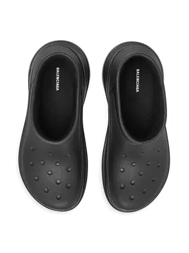 Balenciaga Women's Crocs Booties - Black | Thumbnail 5
