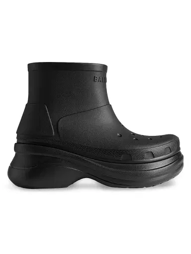 Balenciaga Women's Crocs Booties - Black | Thumbnail 1