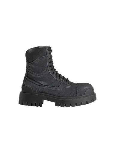 Balenciaga Men's Combat Strike 20MM Boots - Black - Size 13 | Thumbnail 1