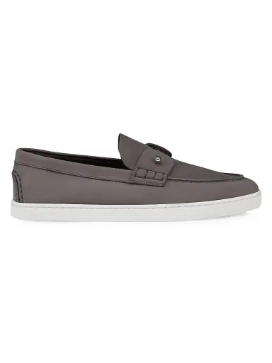 Christian Louboutin Men's Chambeli Boat Shoes - Smoky | Thumbnail 1 Christian Louboutin Men's Chambeli Boat Shoes - Smoky | Thumbnail 1