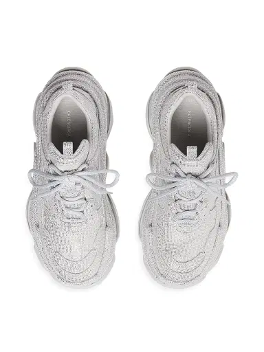 Balenciaga Men's Triple S Sneakers with Rhinestones - Light Grey | Thumbnail 5 Balenciaga Men's Triple S Sneakers with Rhinestones - Light Grey | Thumbnail 5