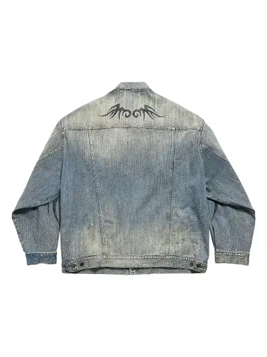 Balenciaga Men's Y2K Oversized Jacket - Light Blue | Thumbnail 2