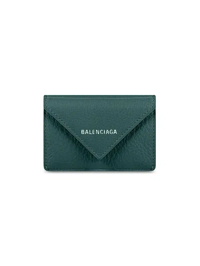 Women's Papier Mini Wallet - Vert Malachite