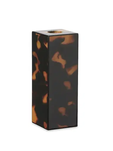 Addison Ross Faux Tortoise Candle Stick - Tortoise Small | Thumbnail 2 Addison Ross Faux Tortoise Candle Stick - Tortoise Small | Thumbnail 2