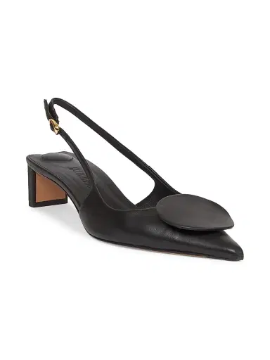 Jacquemus Women's Regalo Leather Slingback Pumps | Thumbnail 2 Jacquemus Women's Regalo Leather Slingback Pumps | Thumbnail 2