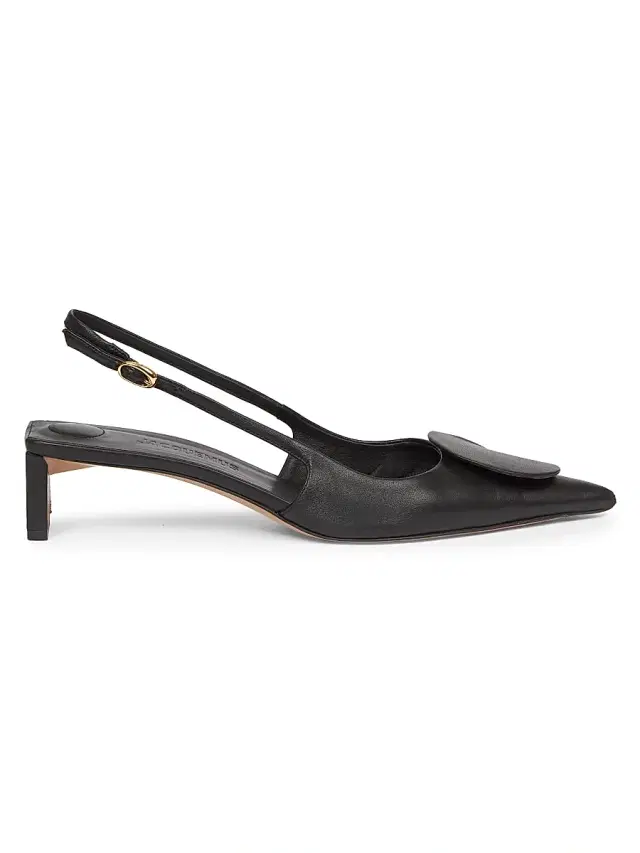 Jacquemus Women's Regalo Leather Slingback Pumps - Black