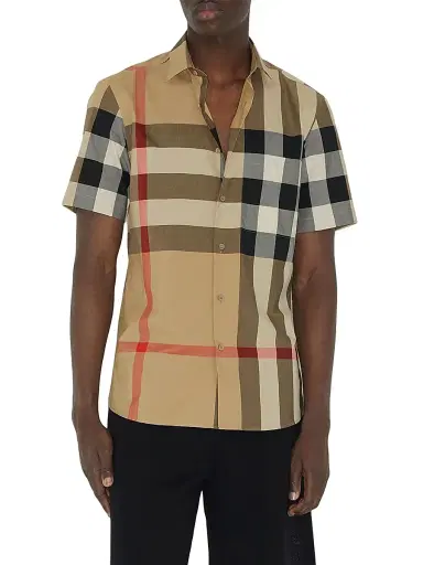 Burberry Men's Summerton Check Shirt - Archive Beige Check - Size XXL | Thumbnail 3 Burberry Men's Summerton Check Shirt - Archive Beige Check - Size XXL | Thumbnail 3