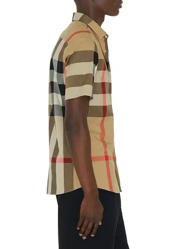 Burberry Men's Summerton Check Shirt - Archive Beige Check - Size XXL | Thumbnail 4 Burberry Men's Summerton Check Shirt - Archive Beige Check - Size XXL | Thumbnail 4