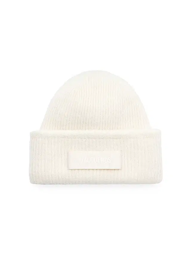 Jacquemus Women's Logo Patch Wool-Blend Beanie - Off White