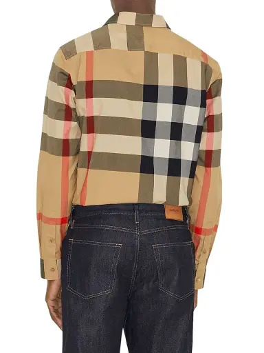 Burberry Men's Summerton Check Shirt - Archive Beige Check - Size XXL | Thumbnail 5 Burberry Men's Summerton Check Shirt - Archive Beige Check - Size XXL | Thumbnail 5