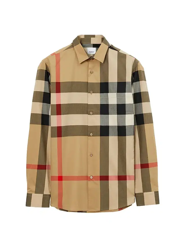 Burberry Men's Summerton Check Shirt - Archive Beige Check
