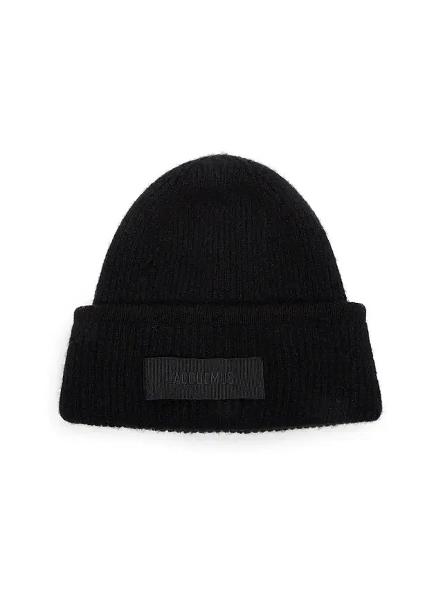 Jacquemus Men's Logo Alpaca-Blend Beanie - Black