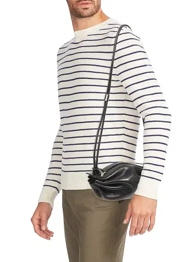 BONASTRE Men's Bon-Bon Leather Crossbody Bag | Thumbnail 2