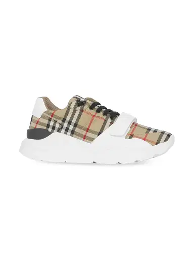Burberry Women's New Regis Check Sneakers - Archive Beige - Size 11 | Thumbnail 2 Burberry Women's New Regis Check Sneakers - Archive Beige - Size 11 | Thumbnail 2