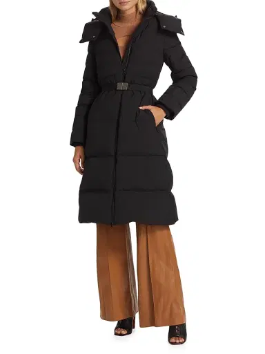 Burberry Women's Burniston Hooded Quilted Coat - Black | Thumbnail 3