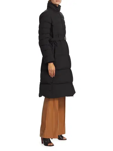 Burberry Women's Burniston Hooded Quilted Coat - Black | Thumbnail 6