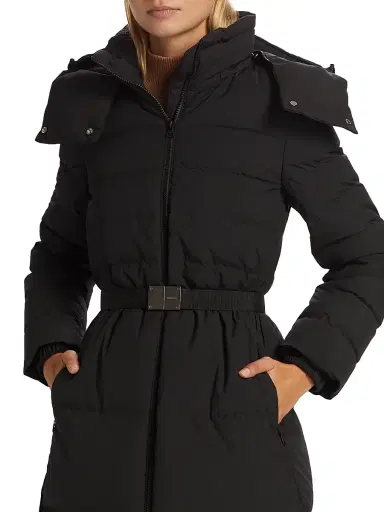 Burberry Women's Burniston Hooded Quilted Coat - Black | Thumbnail 7