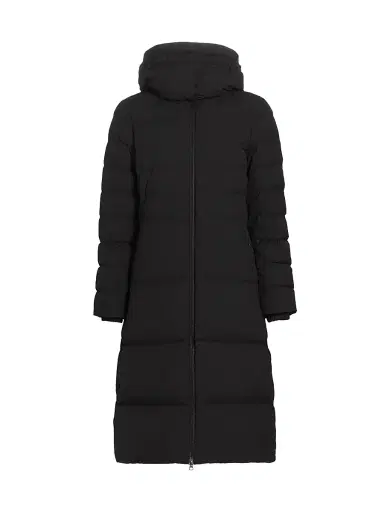 Burberry Women's Burniston Hooded Quilted Coat - Black | Thumbnail 1