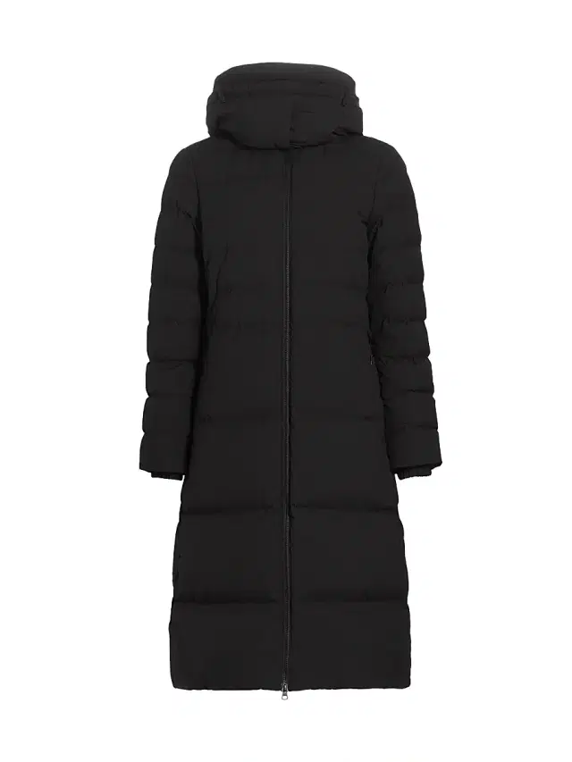 Women's Burniston Hooded Quilted Coat - Black