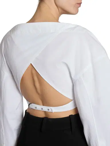 Jacquemus Women's Casaco Cotton Blouse - White | Thumbnail 5 Jacquemus Women's Casaco Cotton Blouse - White | Thumbnail 5