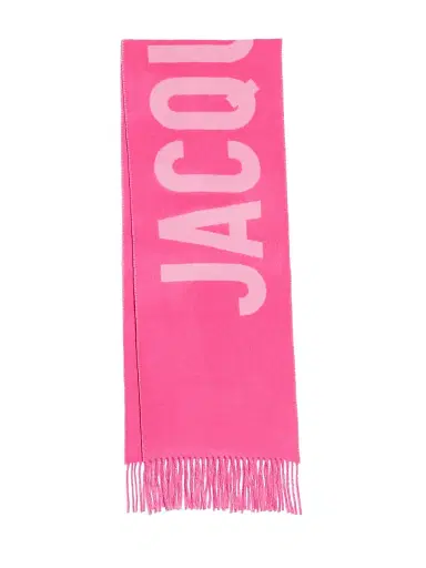 Jacquemus Women's Wool Logo Scarf - Pink | Thumbnail 1