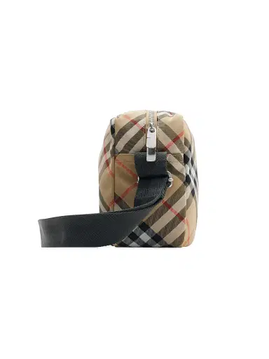 Burberry Men's Check & Equestrian Crossbody Bag - Sand | Thumbnail 6 Burberry Men's Check & Equestrian Crossbody Bag - Sand | Thumbnail 6