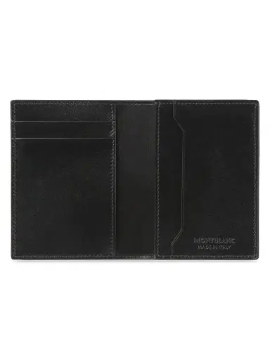 Montblanc Men's Meisterstück Bifold Card Holder - Black | Thumbnail 3 Montblanc Men's Meisterstück Bifold Card Holder - Black | Thumbnail 3