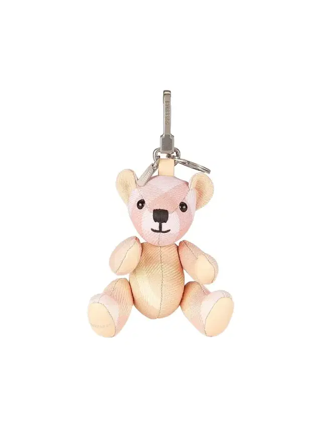 Women's Thomas Bear Wool-Blend Charm Keychain - Peach