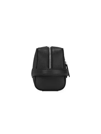 Montblanc Men's Sartorial Leather Wash Bag - Black | Thumbnail 4 Montblanc Men's Sartorial Leather Wash Bag - Black | Thumbnail 4