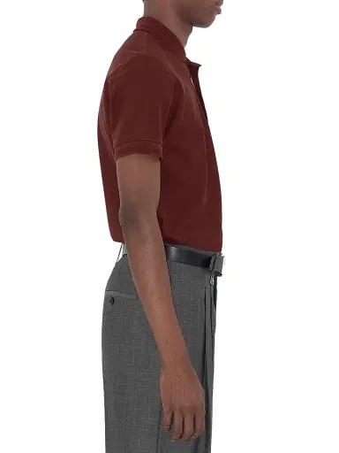 Burberry Men's Eddie Piqué Polo Shirt - Box - Size Small | Thumbnail 4