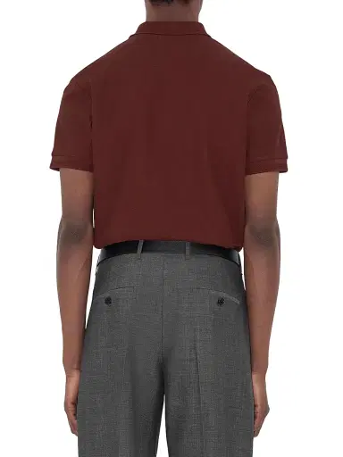 Burberry Men's Eddie Piqué Polo Shirt - Box - Size Small | Thumbnail 5