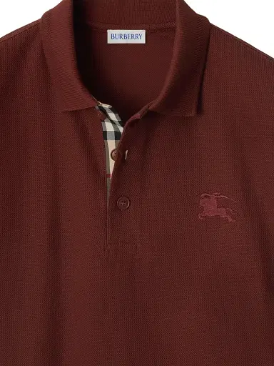 Burberry Men's Eddie Piqué Polo Shirt - Box - Size Small | Thumbnail 7